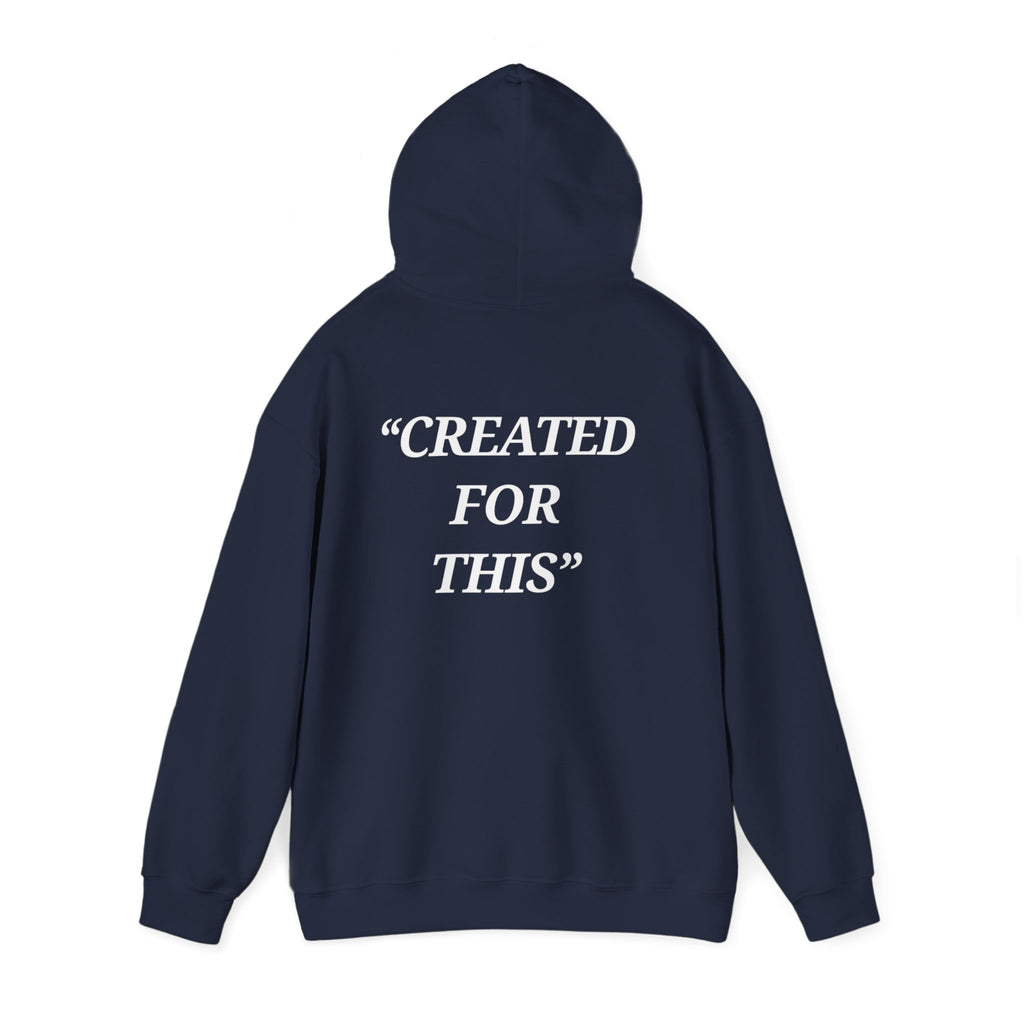 “Created for This” - Motivational Hoodie With Pocket
