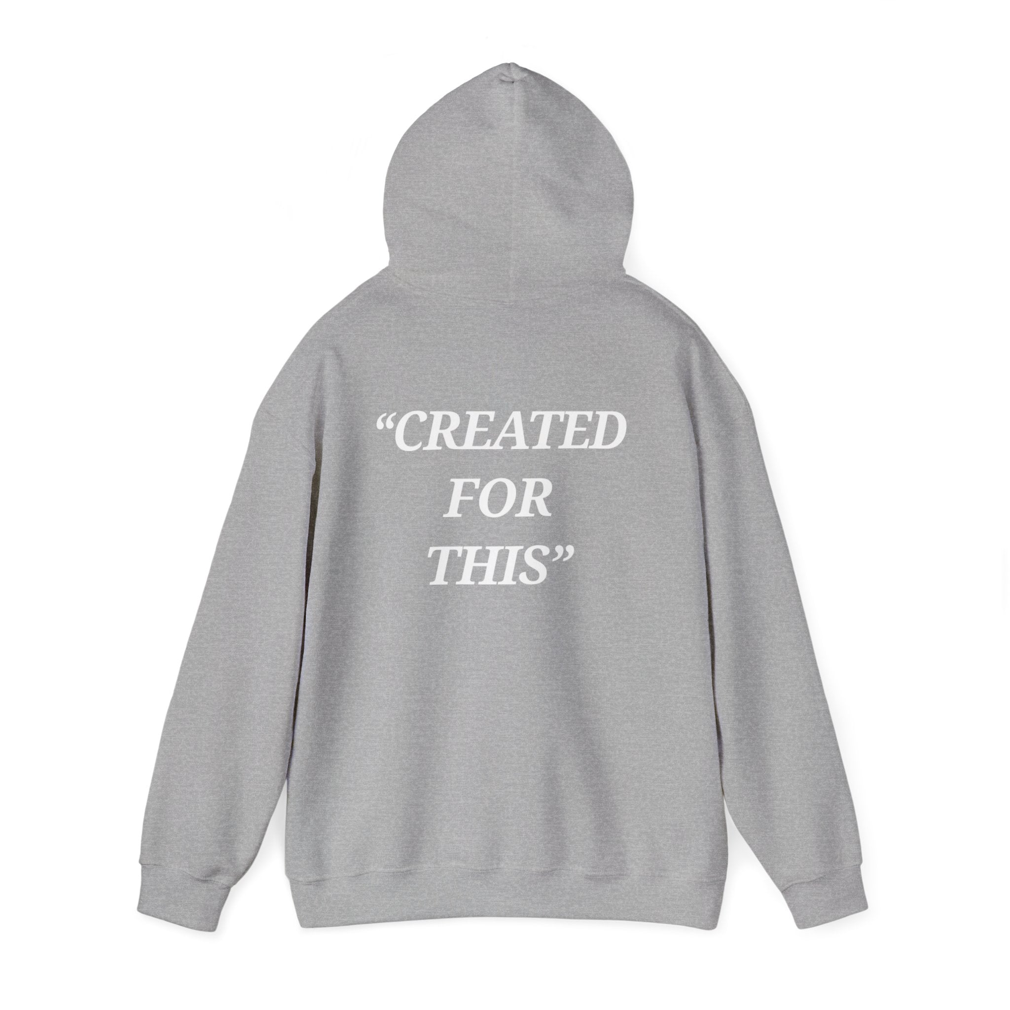 “Created for This” - Motivational Hoodie With Pocket