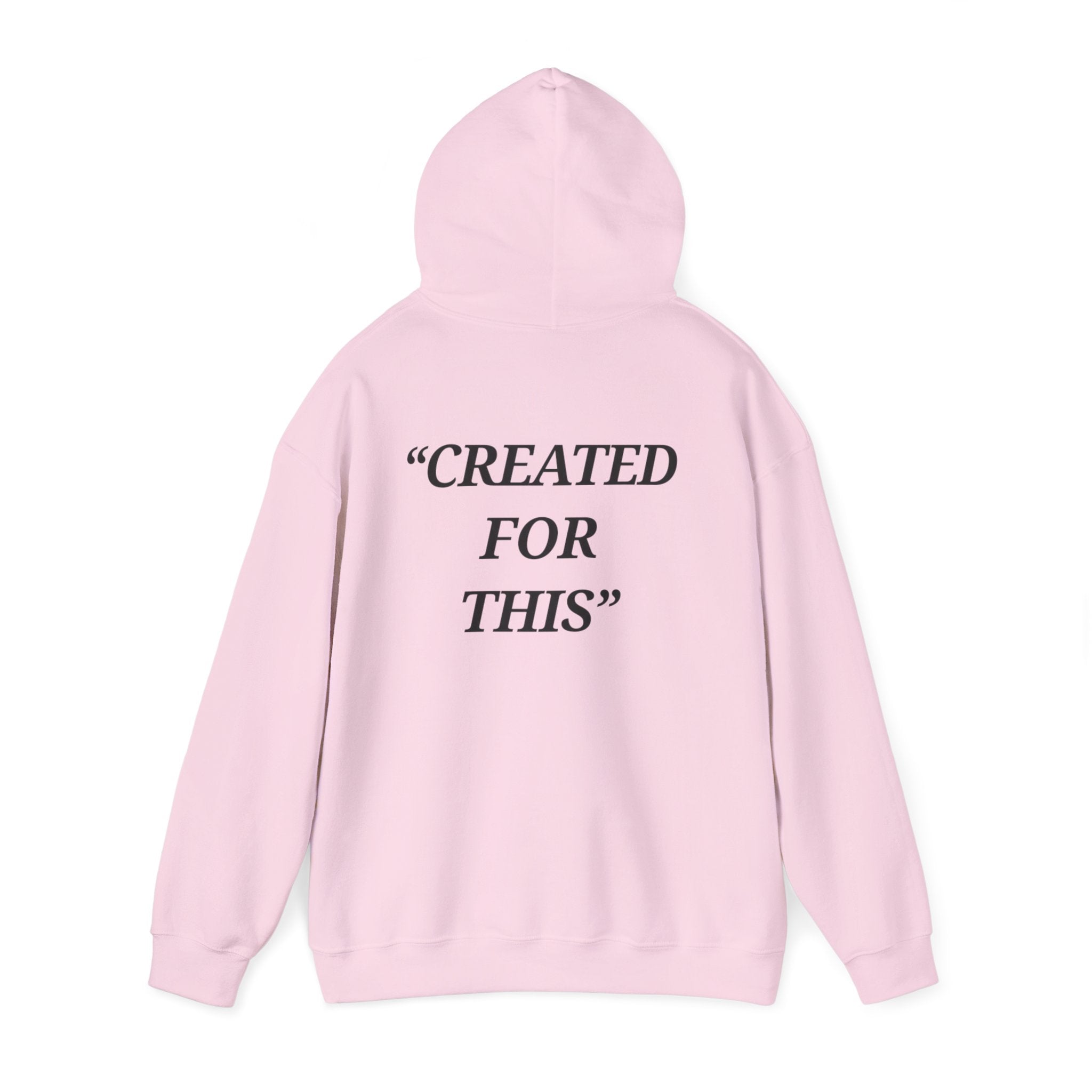 “Created for This” - Motivational Hoodie With Pocket