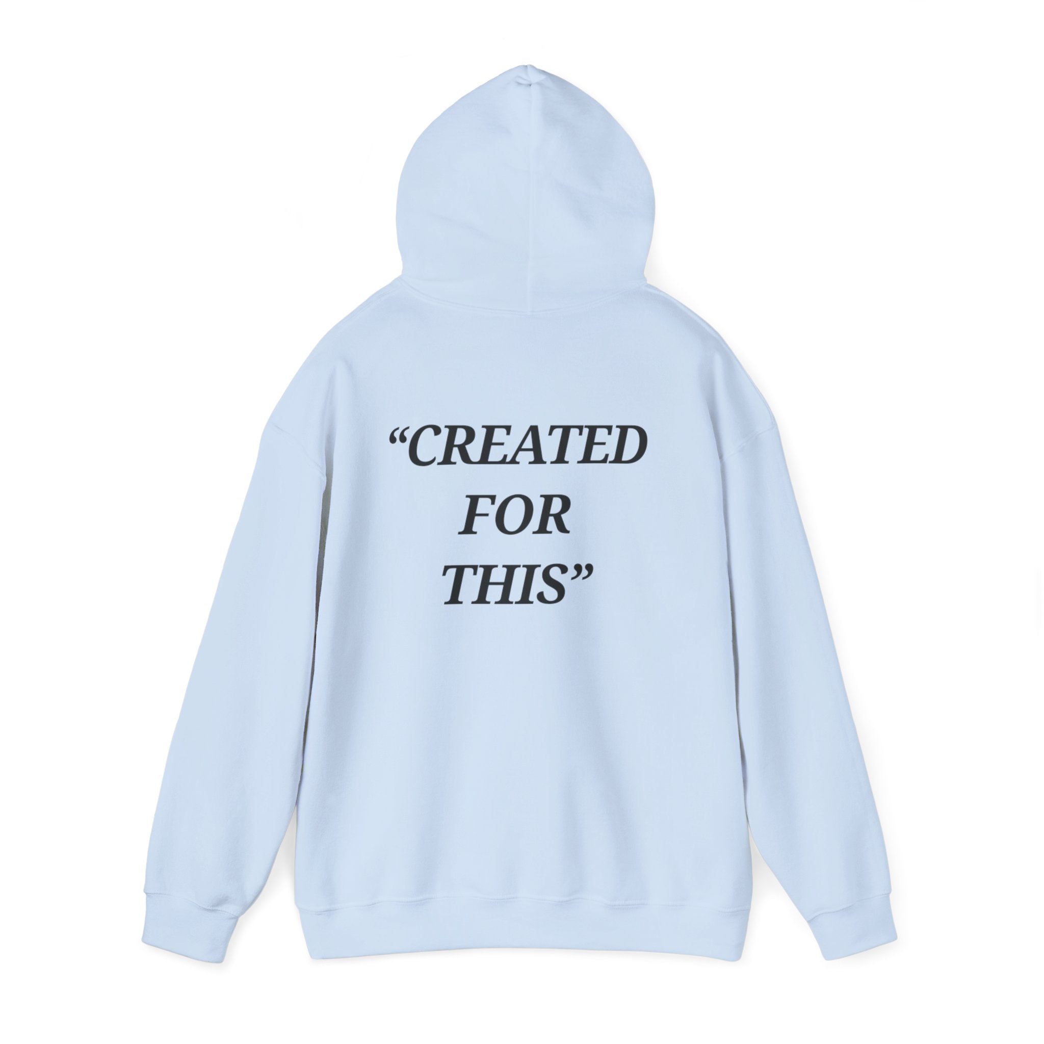 “Created for This” - Motivational Hoodie With Pocket