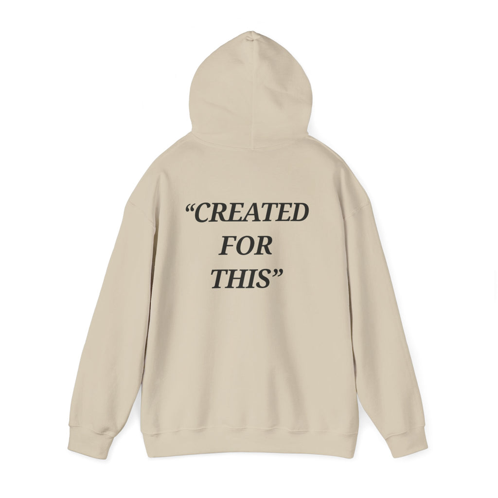 “Created for This” - Motivational Hoodie With Pocket