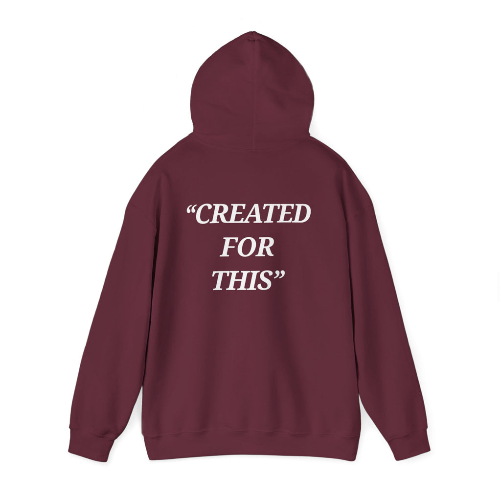 “Created for This” - Motivational Hoodie With Pocket
