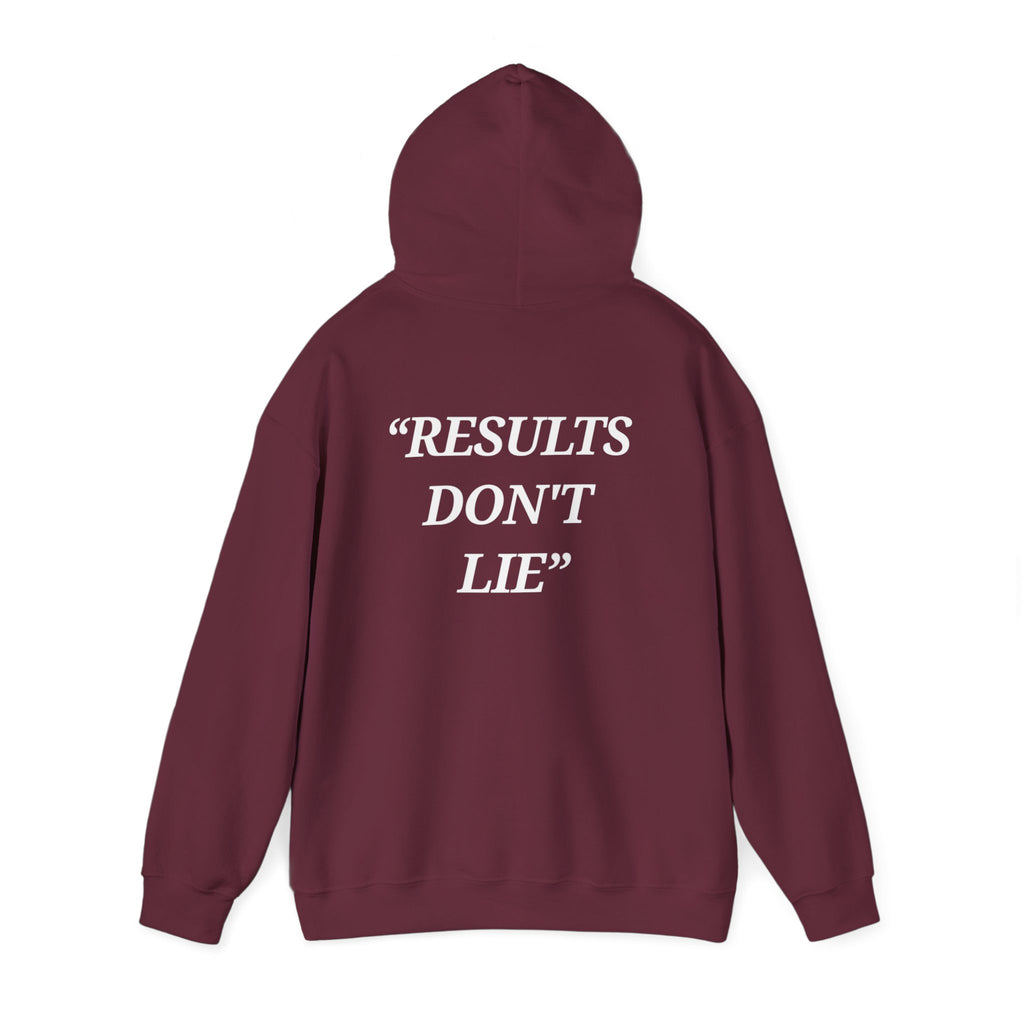“Results don't  lie” - Motivational Hoodie With Pocket