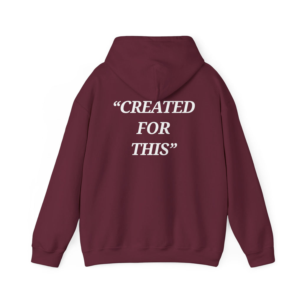 “Created for This” - Motivational Hoodie With Pocket