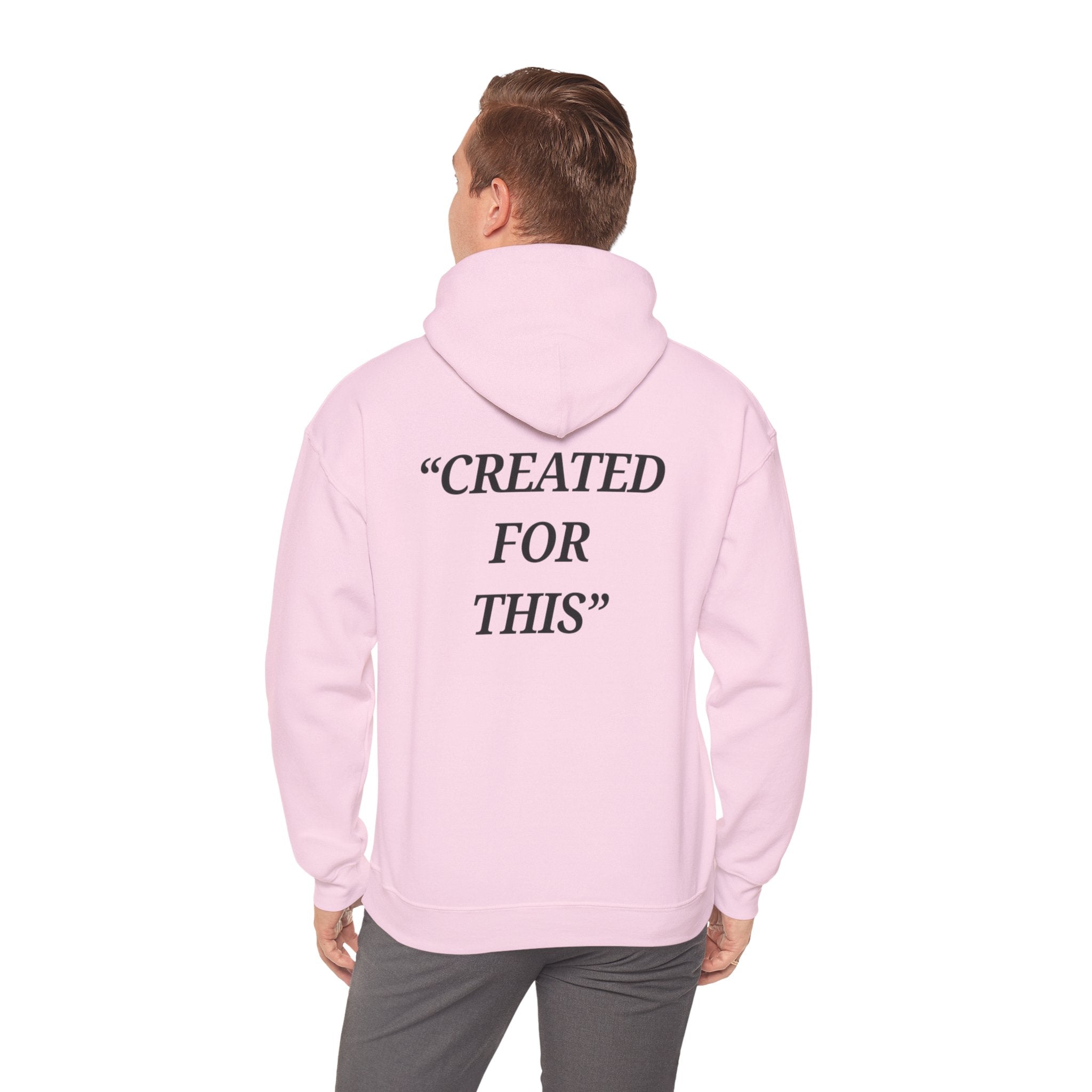 “Created for This” - Motivational Hoodie With Pocket
