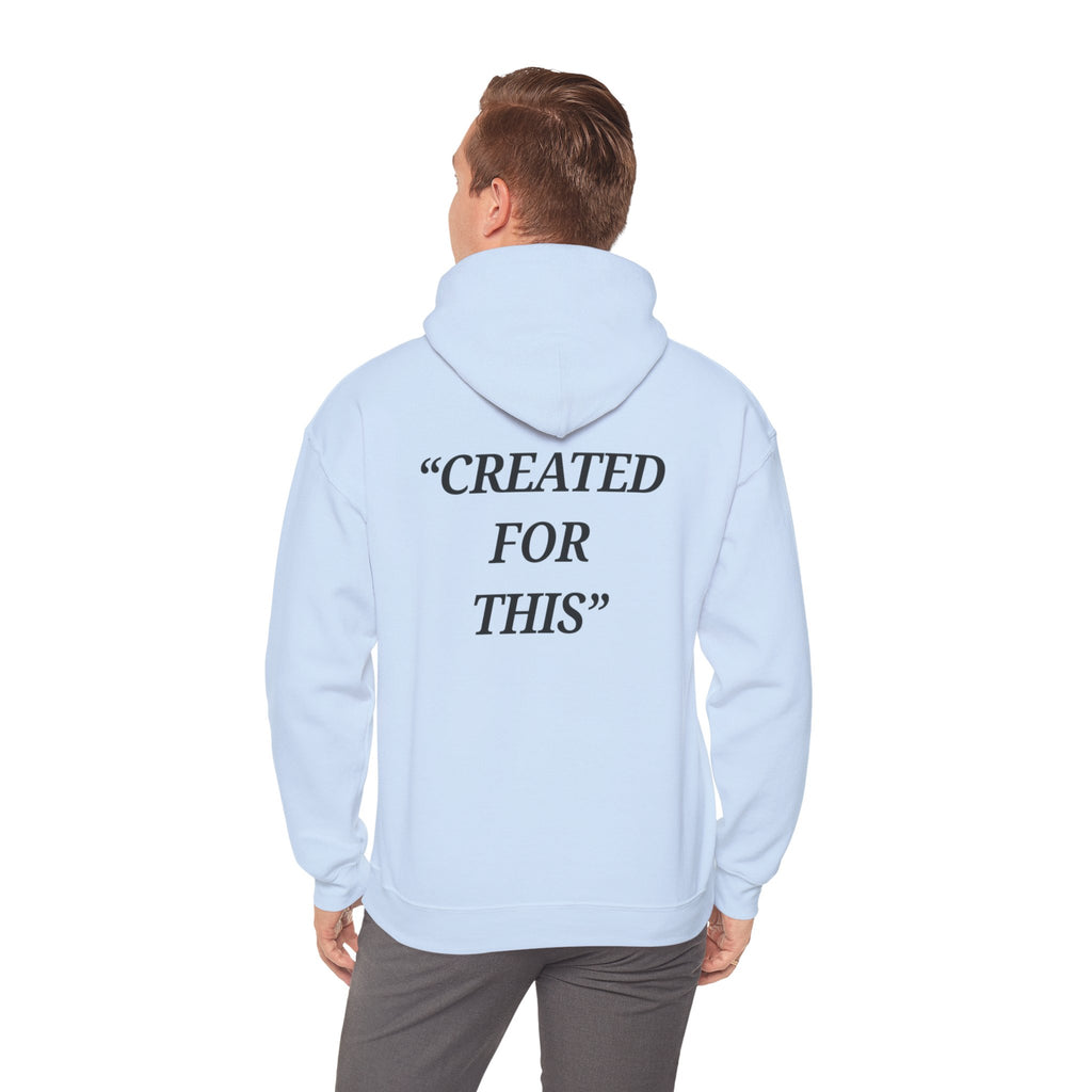 “Created for This” - Motivational Hoodie With Pocket