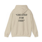 “Created for This” - Motivational Hoodie With Pocket